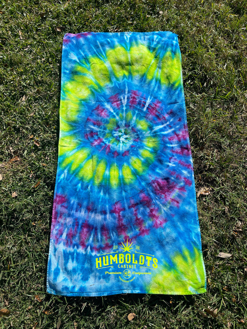 Hand Dyed Tie-Dye Towel